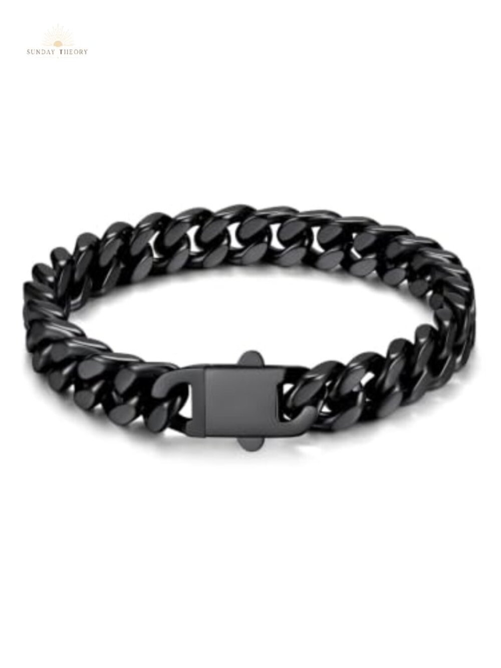 Stainless Steel Cuban Link Bracelet for Men, 7.5/8.3/9.1 in, 5-12mm Width, Hip